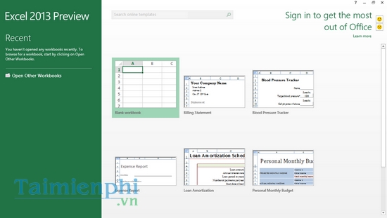 Download Excel 2013, Tải Microsoft Excel 2013 Bộ Bảng Tính Office -Tai