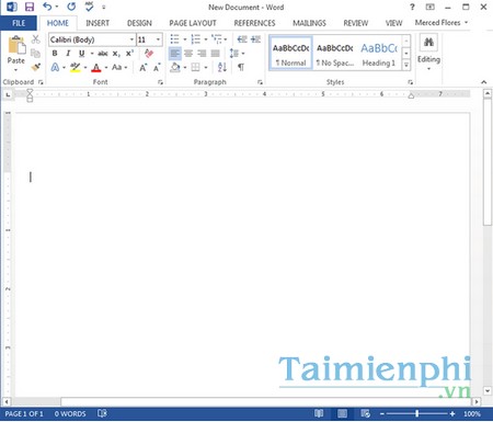 Tải Word 2013, Microsoft Office 2013, Phần Mềm Soạn Thảo Văn Bản -Taim