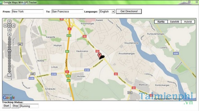 Google Maps with GPS Tracker