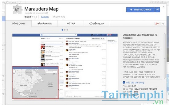 facebook friends mapper extension download free