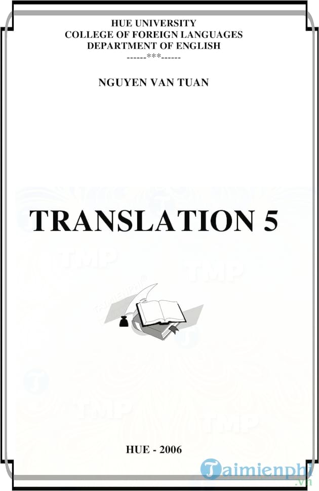Giáo trình Translation