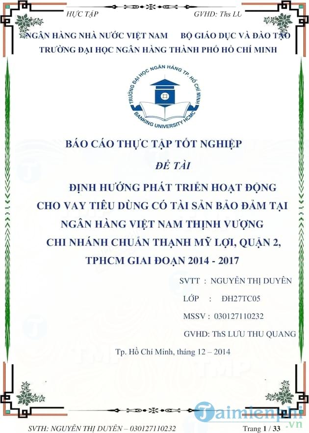 Định hướng phát triển hoạt động cho vay tiêu dùng tại ngân hàng Việt Nam