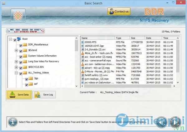 DDR NTFS Recovery