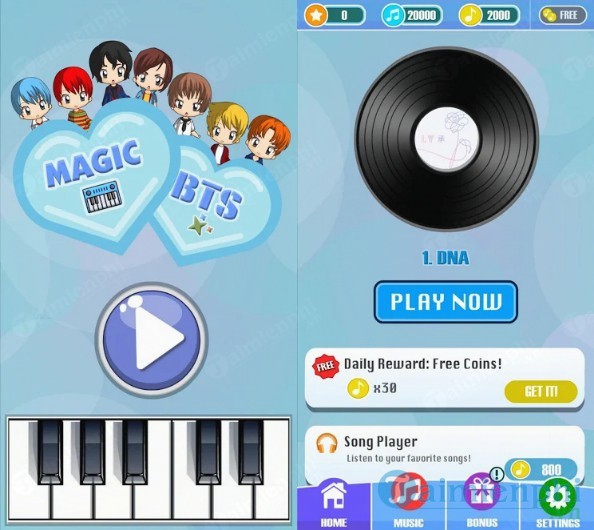 Magic Tiles BTS Edition (KPop) cho Android