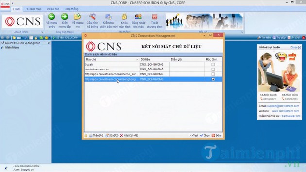 Phần mềm quản lý tài sản CNS