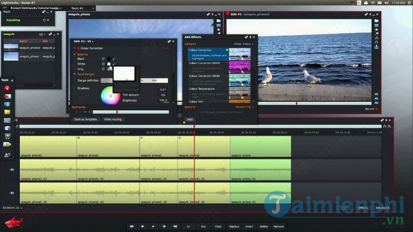 rotate video in lightworks video editor