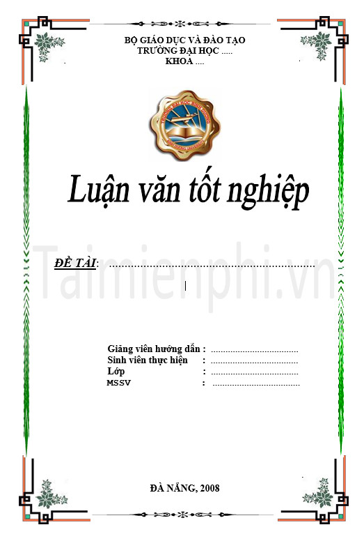 Bạn đang cần một mẫu bìa đẹp cho tài liệu của mình? Hãy xem ngay hình ảnh về mẫu bìa Word đẹp này! Với thiết kế tinh tế và sắc nét, mẫu bìa này chắc chắn sẽ làm tài liệu của bạn trở nên đẹp mắt và thu hút hơn.