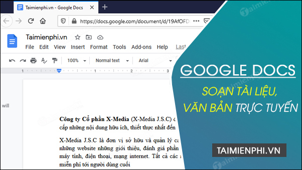 Google Tài Liệu Trực Tuyến Miễn Phí Tốt Nhất -taimie