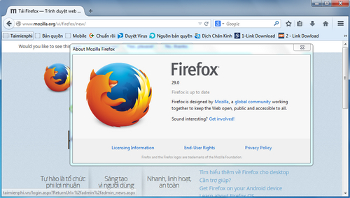 Firefox 29.0 (Tiếng Việt)- tải về -taimienphi.vn