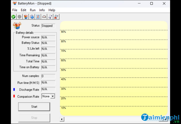 download batteryMon va kiem tra pin laptop