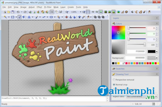 tai phan mem chinh sua anh realworld paint