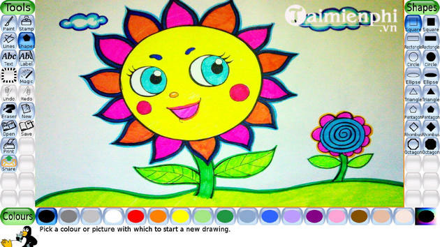 Download Tux Paint - ứng dụng vẽ tranh miễn phí dành cho trẻ em. Tux Paint có giao diện đơn giản, tính năng tuyệt vời giúp trẻ em tạo ra những tác phẩm nghệ thuật độc đáo và tạo niềm vui cho mình. Hãy tải Tux Paint và cho con bạn khám phá thế giới tuyệt vời của mỹ thuật vẽ tranh.