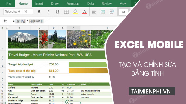 tai excel mobile