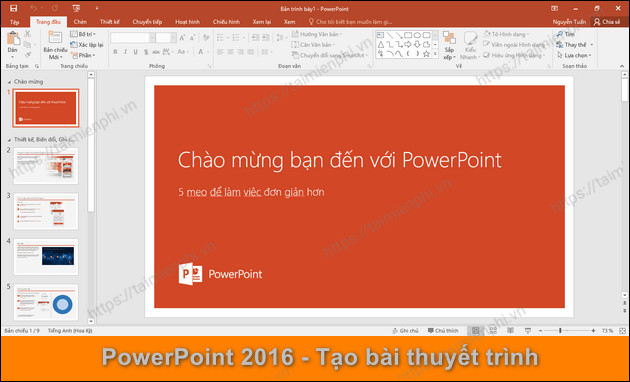 Tải Powerpoint 2016 Pro 64Bit, 32Bit - Tạo Bài Thuyết Trình Chuyên Ngh