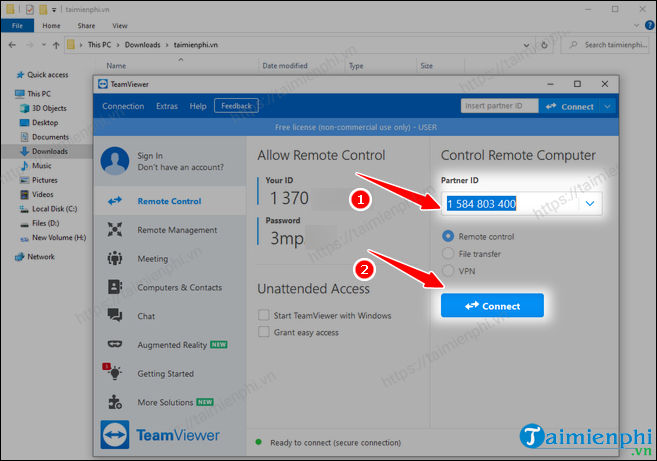 cach su dung teamviewer