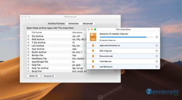 The Unarchiver for Mac