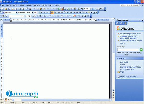 Microsoft Word 2003 - Trình soạn thảo văn bản Microsoft Word 2003 -tai