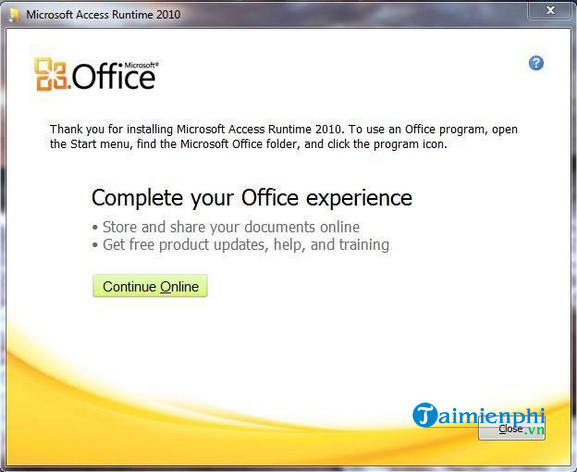 Download Microsoft Access 2010 Runtime (32 bit)  - Phần mềm ứng dụn