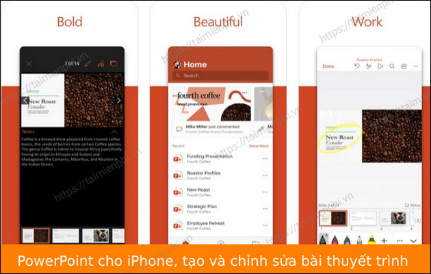 powerpoint cho iphone