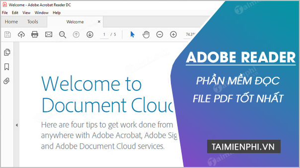 Tải Adobe Reader Xi, Phần Mềm Đọc File Pdf Miễn Phí Trên Máy Tính -Tai