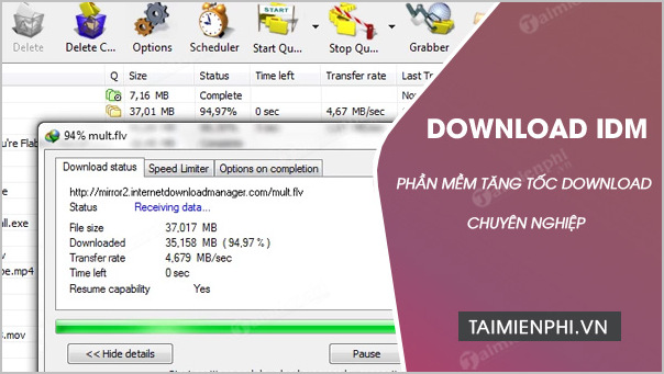 Tải Idm - Internet Download Manager 6.41 Build 11 Mới Nhất -Taimienphi