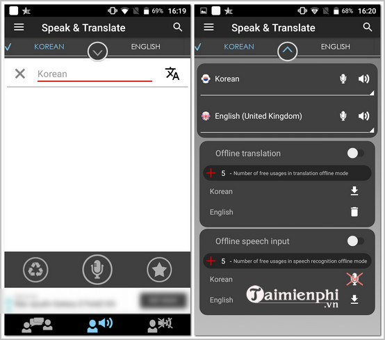 Download Speak and Translate cho Android
