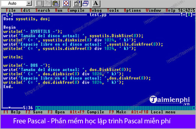 Download Free Pascal - Phần Mềm Học Lập Trình Pascal Cơ Bản Và Nâng Ca