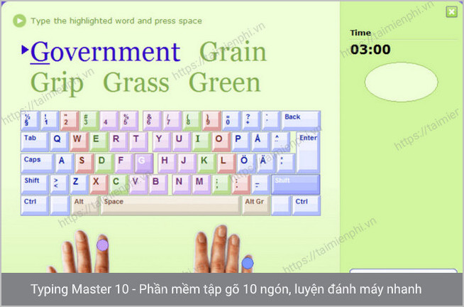 Tải Typing Master 10 - Phần Mềm Tập Gõ 10 Ngón, Luyện Đánh Máy Nhanh -