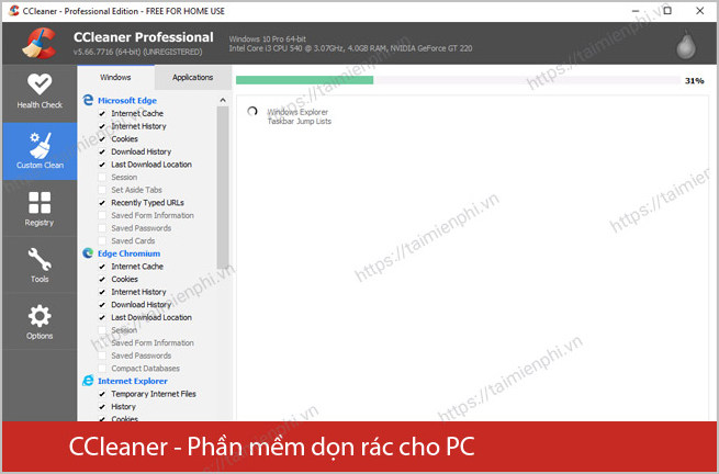 cach cai ccleander