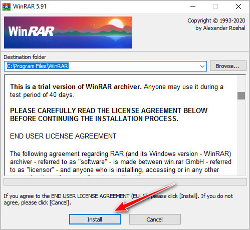cach cai winrar
