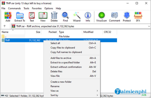 download winrar mien phi