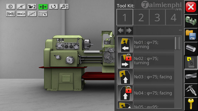 Download Lathe Simulator Lite Cho Android - Ứng dụng mô phỏng máy tiện