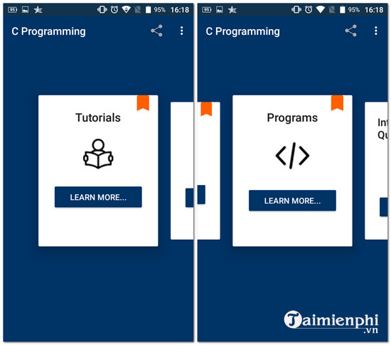 Download Learn C Programming Cho Android, Ứng Dụng để Học Lập Trình C