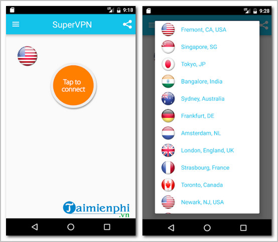 supervpn free vpn client for android