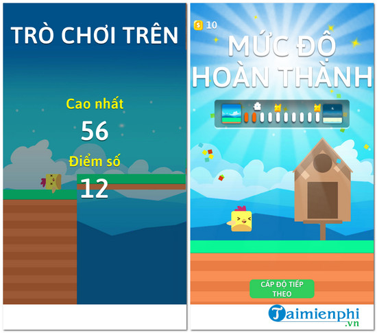 Tải Stacky Bird cho Android, iPhone - game xây dựng tháp trứng -taimie