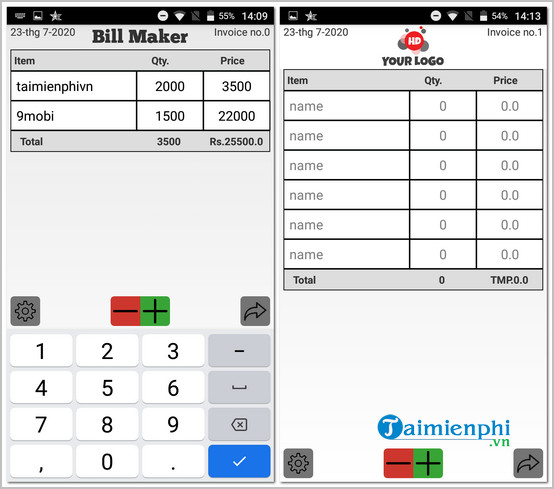 Download Bill Maker Pro