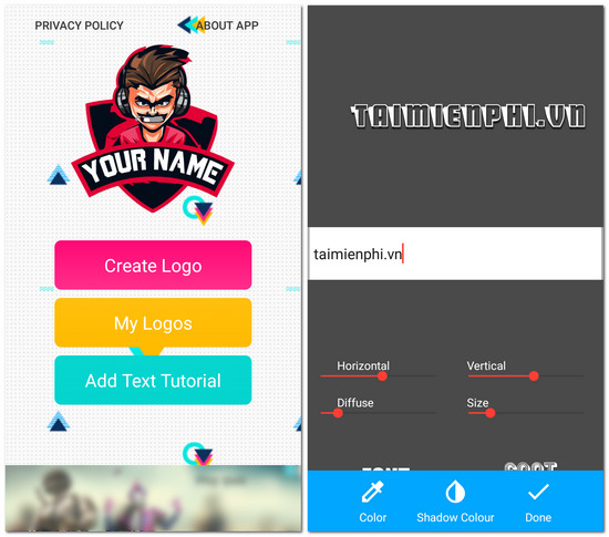 Download eSports gaming logo maker with name