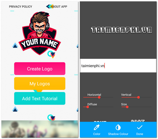 Download eSports gaming logo maker with name Cho Android - Công cụ thi