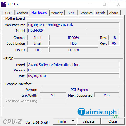 Tải CPU Z