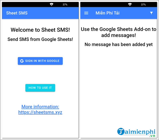 Download Sheet SMS