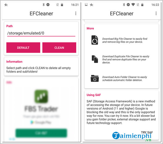 Download Empty Folder Cleaner for Android