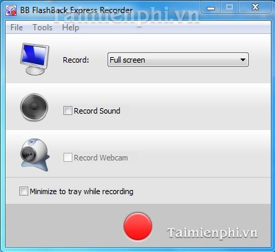 Download FlashBack Express  Build 3504 - Quay video màn hình sắc