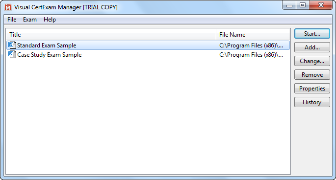 visual certexam manager 1.9 815